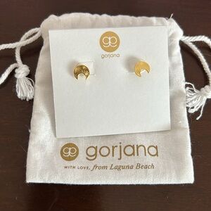 Gorjana Azul Crescent Stud Earrings